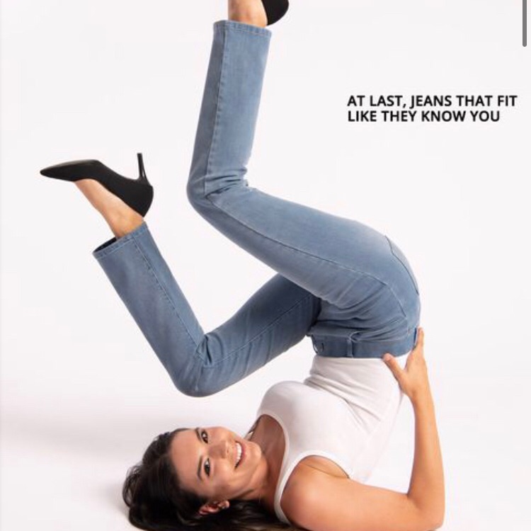 Beta Brand Denim Jeans Straight Leg